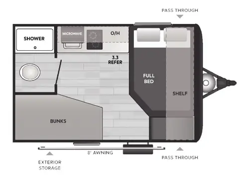New 2027 Keystone Springdale Mini 1230BB Travel Trailer at General RV ...