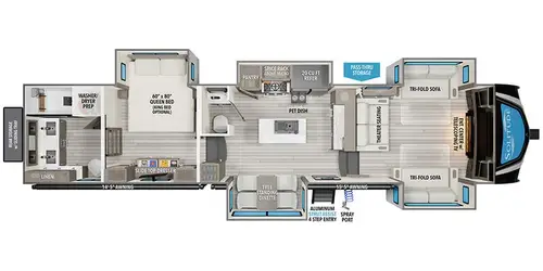 New 2026 Grand Design Solitude 380FL Fifth Wheel at General RV ...