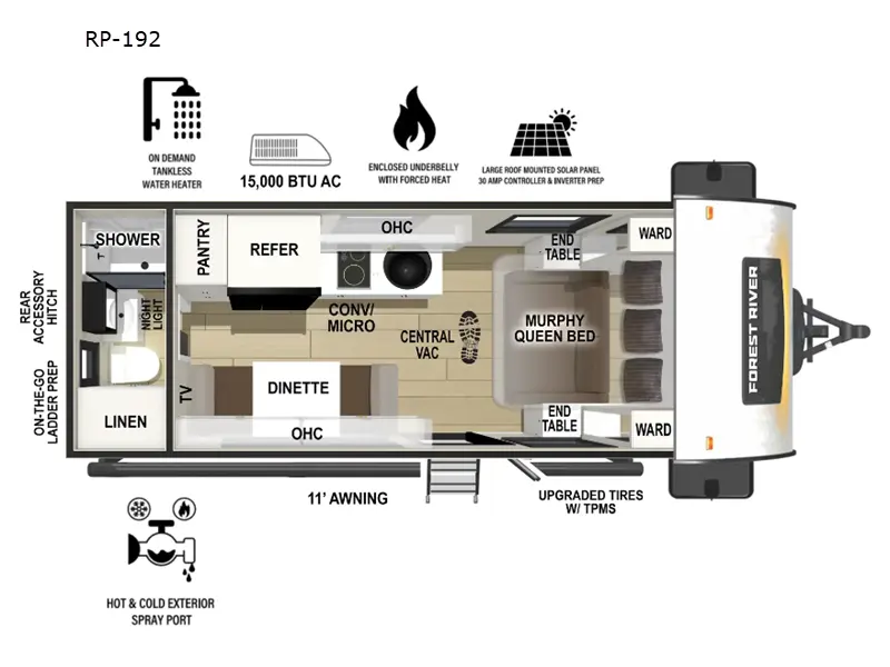 Forest River R-Pod RP-192 Travel Trailers for Sale | General RV Center