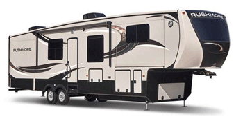 An image of a rushmore fifth wheel