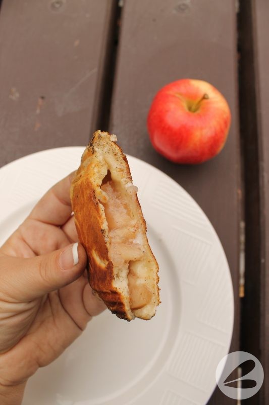 apple turnover pie iron dessert