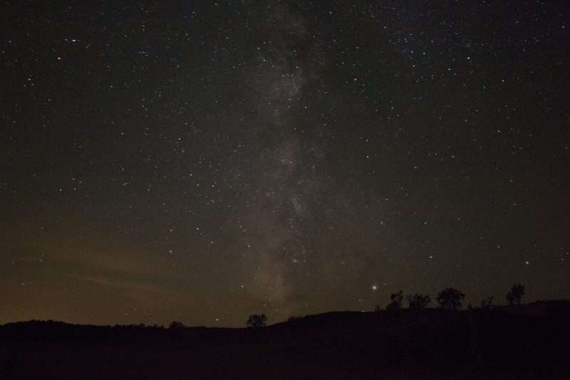One of Michigan's best campgrounds, Port Crescent State Park, near Port Austin, is also one of the best places to stargaze in the state. 