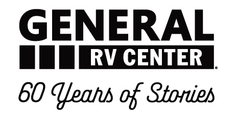 For our 60th Anniversary, we made a special logo that says "General RV Center, 60 Years of Stories"